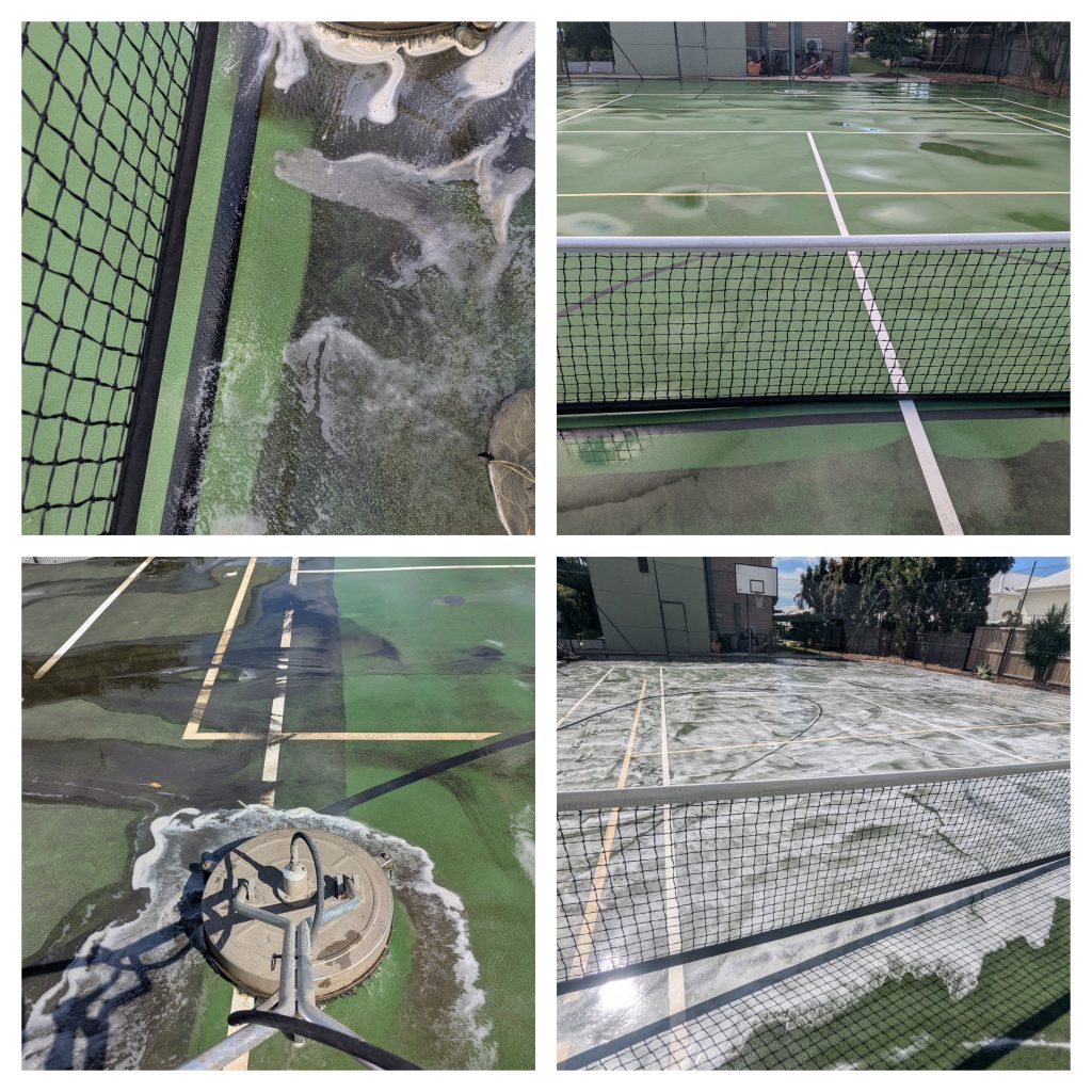 Tennis court cleaning Brisbane